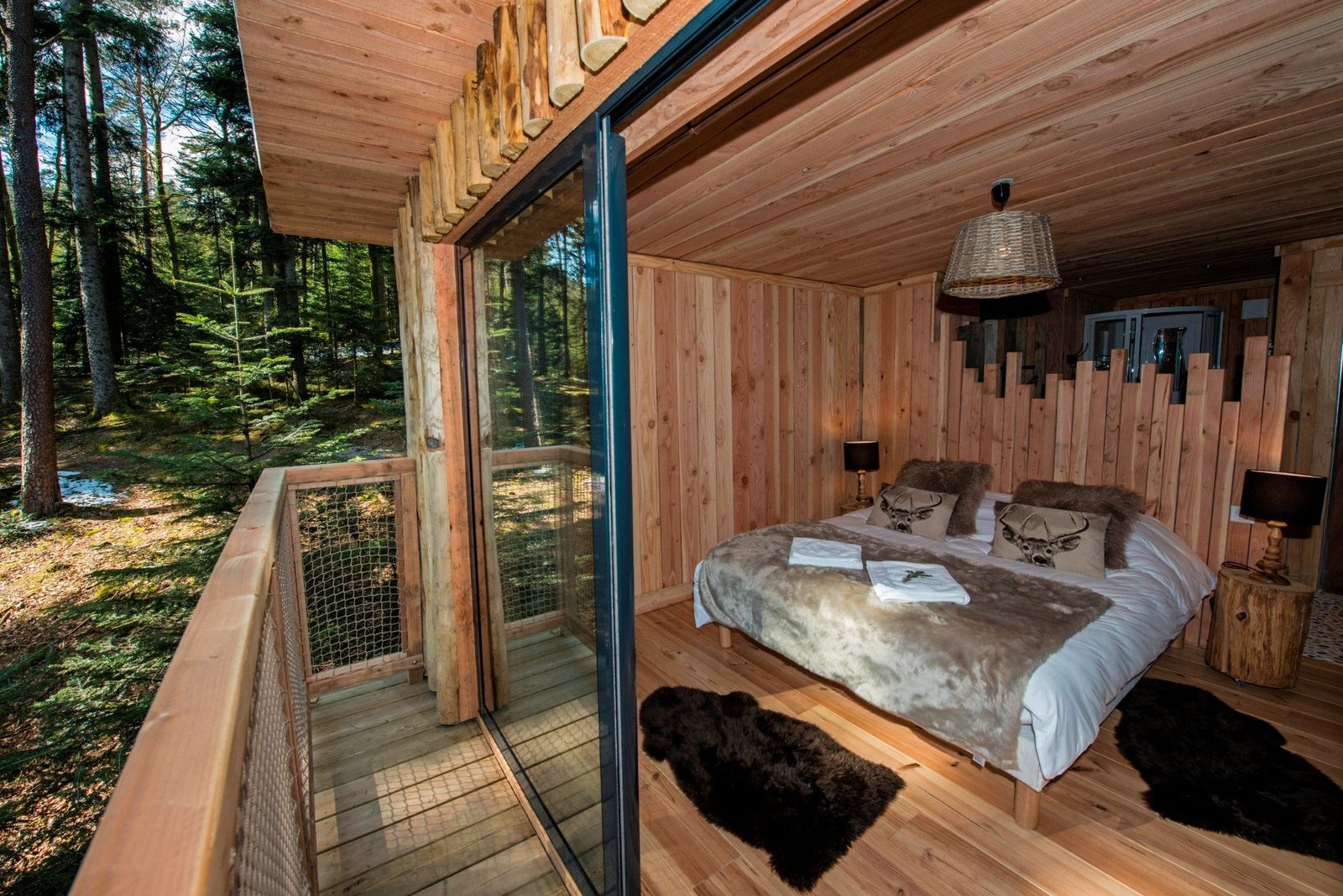 Cabane nid des Vosges chambre Cabane nid des Vosges chambre